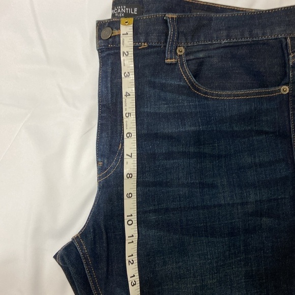 J CREW MEN MERCANTILE FLEX STRAIGHT BLUE JEANS. SIZE- 34,30 - Picture 4 of 11